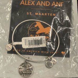 Alex and Ani Silver St. Maarten Charm Bracelet